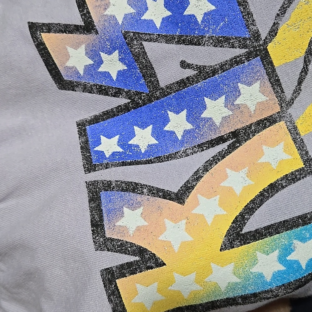 Kiss Kids Graphic T-Shirt Light Purple Oversized Band Tee New Retail Tags Xl - Picture 5 of 15